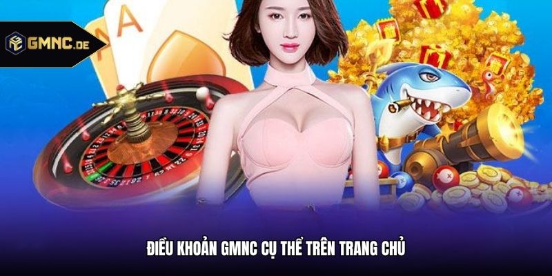 Điều khoản GMNC cụ thể trên trang chủ